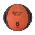 Aeromat Aeromat 35131 Dual Grip Power Med Ball- Black- Red 35131